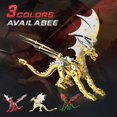thumbnail image 2 of Rompecabezas 3D de metal con forma de dragón, modelo LONGPIN de pterosaurio para adultos, 2 of 6