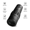 thumbnail image 3 of Wosthever Telescopio Monocular de doble enfoque 16X52, alta calidad, compatible con ligera para turismo, visitas turísticas, monoculares, 3 of 6