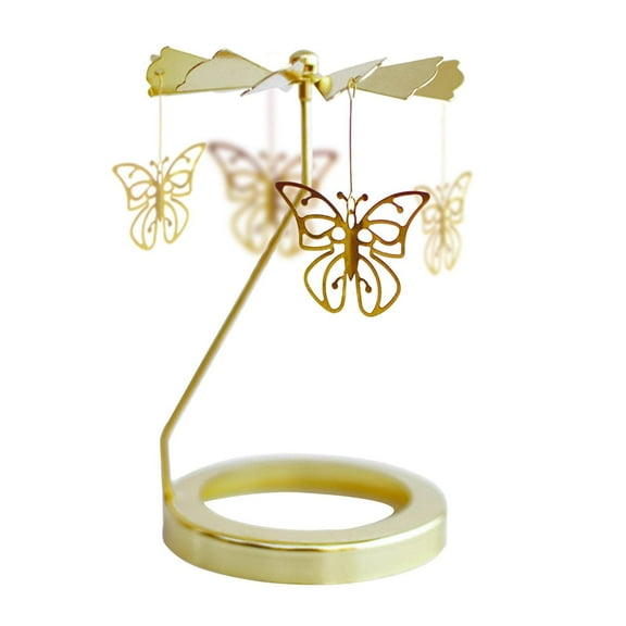 Rotating Candle Holder | Rotary Candle Holder Table Decoration - Metal Revolving Candlesticks Table Centerpieces for Wedding