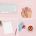 thumbnail image 4 of BOSOBO Desk Pad, 30" x 14" PU Leather Desk Mat, XL Extended Mouse Pad, Waterproof Desk Blotter Protector, Ultra Thin Large Laptop Keyboard Mat, Non-Slip Desk Writing Pad for Office Home, Pink, 4 of 7