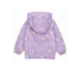 thumbnail image 3 of Rokka&Rolla Toddler Girls' Fleece Lined Full Zip Windbreaker Jacket, 3 of 7