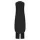 thumbnail image 5 of Puntoco Señoras Verano Moda Casual Suelto Cuello Redondo Sin Mangas Pierna Ancha Traje De Lino Liquidación Puntoco Puntoco-6189, 5 of 6