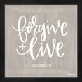 thumbnail image 1 of Forgive & Live by Imperfect Dust, Framed Wall Art, 13.25W x 13.25H, 1 of 2