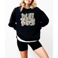 thumbnail image 6 of Bulldogs Camo Coquette Bow Sweatshirt for Women & Teens School Spirit Game Day Crewneck Black Sweatshirt Small, 6 of 7