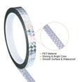thumbnail image 3 of 12mm x 50m Prism Tape, Holographic Reflective Self Adhesive for DIY Art Craft Wrapping Decoration, Silver, 3 of 5