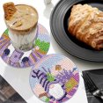 thumbnail image 7 of 6pcs DIY Diamond Painting Coaster Kit with Mandala Dwarf Design and Stand, Ideal for Home Decor and Gift Giving, 7 of 7