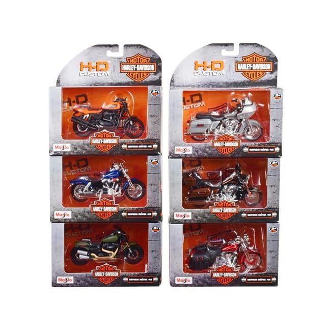 Harley-Davidson Motorcycles 6 piece Set Series 39 1/18