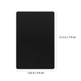 thumbnail image 2 of HAMPPLIES 50Pcs Light Rustproof Black Metal Business Cards for Sublimation and Engraving, 2 of 8