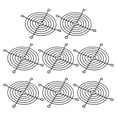 thumbnail image 1 of Unique Bargains 90mm Fan Finger Grill Metal Grill Protector Guard Fan Protective Cover 8 Pack, 1 of 6