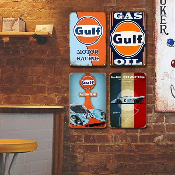 Plaque Métal Déco Vintage - Hot Rod Garage (20x30cm) - DÉCO