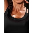 thumbnail image 3 of PISONIC Women's High-Impact Sports Mesh Bra with Back Cross Design & Removable Pads - Breathable Medium-Stretch Fabric, Solid Color for Cycling, Yoga, Running, Fitness, 3 of 8