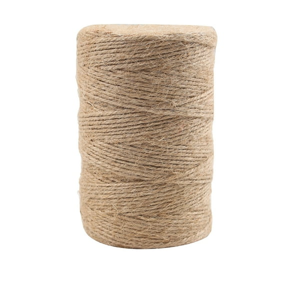 Aiguille en Laine pour Tricot Diy - Dienrx 2Mm*200M Corde en Jute Fabriquée avec des Fibres Naturelles, Idéale pour Décorer les Jardins et Emballage Décoratif