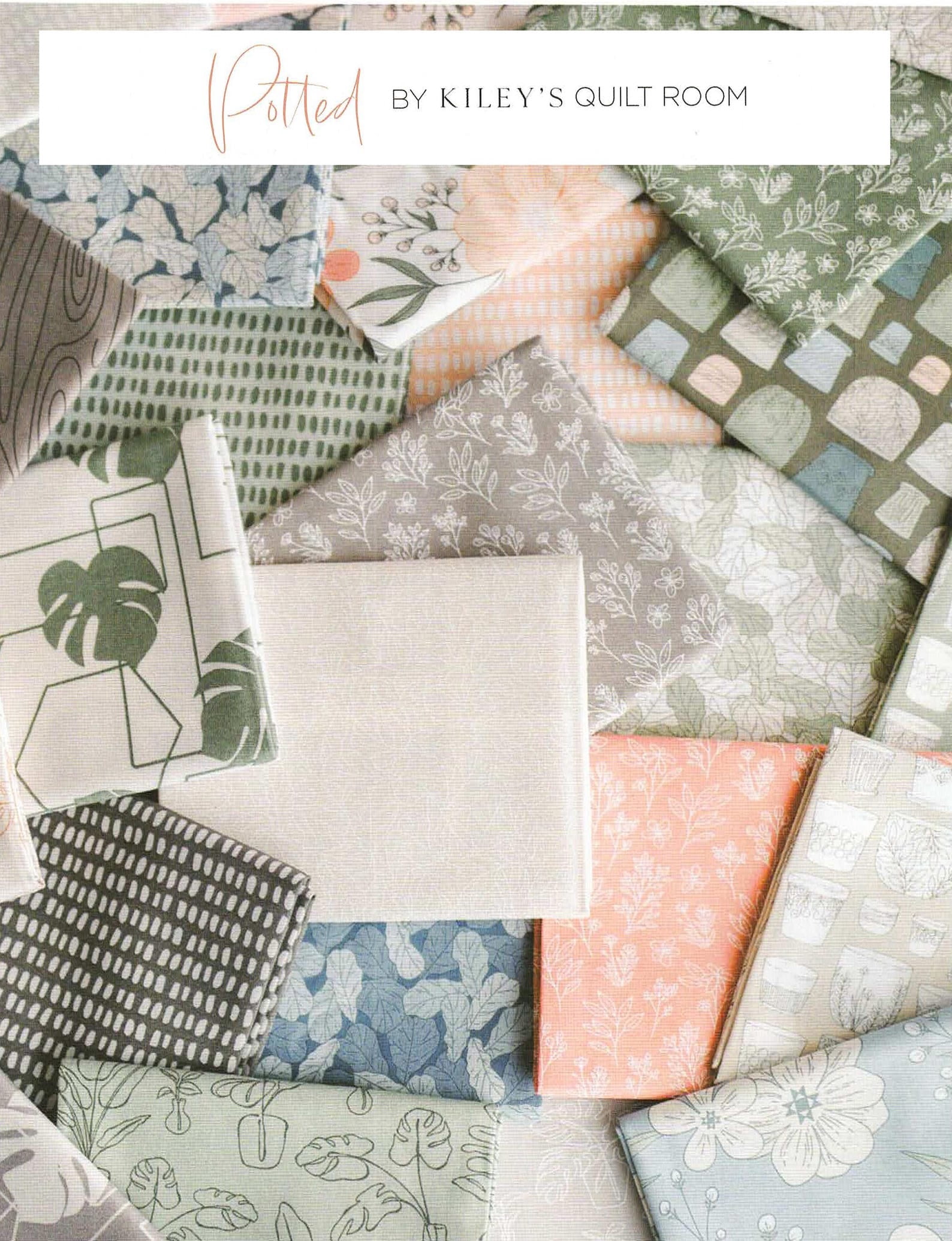 Moda -Potted Layer Cake by Kiley's Quilt Room 42 pcs