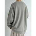 thumbnail image 5 of ZANZEA Women Full Sleeve Solid Color Holiday Hooded Sweatshirts Blouse Tops, 5 of 5