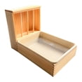thumbnail image 2 of Comedero de heno para conejos, jaula de madera para comedero de heno, accesorio para conejos, comedero de hierba para conejos, chinchillas, hámsteres, Pequeño, 2 of 9