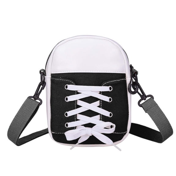Matoen Canvas Crossbody Bag for Woman, Shoe Shaped Crossbody Bag Travel Beach Bag Cute Shoulder Bag Handbag