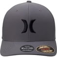 thumbnail image 2 of Hurley Men's H2O-DRI One and Only Flex Fit Hat in Dark Grey Size L/XL (L/XL, Dark Grey), 2 of 4