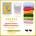 thumbnail image 2 of Beginner Crochet Kit, Complete DIY Kit with Pre-Started Yarn, Step-by-Step Videos, Milk Cow, 2 of 7