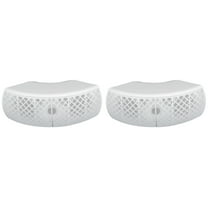 (2) Rockville WET-D4 White Indoor/Outdoor Commercial/Restaurant/Bar 70V Speakers