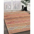 thumbnail image 2 of Ahgly Company Indoor Rectangle Contemporary Orange Southwestern Area Rugs, Swatch Sample, 2 of 6