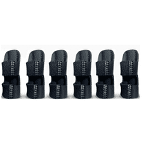 XIRQI 6Pcs Finger Splint,Versatile Finger Support Trigger Finger Splint,Doctor-Developed Design Thumb Splint,black