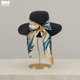 thumbnail image 2 of Sombrero de Playa Con Liston Para Mujeres Ala Ancha 42 cm negro, 2 of 6