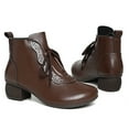 thumbnail image 2 of B91xZ Bottes de Combat Classiques Ultra Mini Plateforme Mode, Café 6.5, 2 of 5