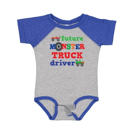 

Inktastic Monster Truck Future Driver Gift Baby Boy Bodysuit