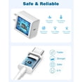 thumbnail image 4 of Cargador USB C Nuinno de 20 W de carga rápida para iPhone 16/15, 4 of 7