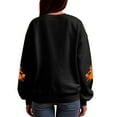 thumbnail image 5 of TTUHYWXI Halloween Sweatshirts for Women Cute Ghost Graphic Pullver Tops Crewneck Long Sleeve Oversized Sweaters (Black, XXL), 5 of 5