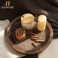 thumbnail image 5 of Hanobe Decorative Candle Tray Decor: Round Wooden Trays for Decor，Farmhouse coffee Table Tray Decor Centerpiece, 5 of 18