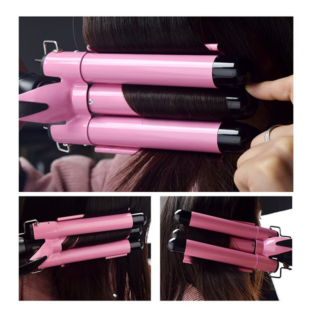 3 Barel Curling Iron Wand Rambut Goyang3 Barel Curling Iron Wand Rambut Goyang  