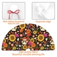 thumbnail image 4 of Picia Sunflowers Mushrooms Print Christmas Tree Skirt , Christmas Tree Skirt Ornaments for Merry Christmas Holiday Party Decorations Indoor Outdoor-30", 4 of 7