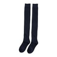 thumbnail image 1 of Medias largas Minnieouse 1 par para mujer Otoño Invierno por encima de la rodilla Azul oscuro, 1 of 6