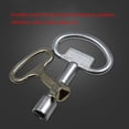 thumbnail image 4 of Eigraketly Válvula de agua del grifo de 2 piezas, llave Triangular, llave de Control eléctrico, cerradura de armario, elevador, Metro, trenes, llave Artesanía S Eigraketly GJ4107-02, 4 of 6