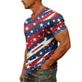 thumbnail image 3 of 250 Anniversary Usa Shirt 4th Of July T Shirts for Men American Flag Print Plus Size Short Sleeve Independence Day Graphic Tees, 3 of 4