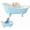 Blue, variant on ABCISI Cute Hamster Bed, Small Animal Ice Bathtub, Sand Bath Container Cage Accessories, Ceramic Bathtub Shape Relax Habitat House for Hamster, Food Bowl for Guinea Pigs/Squirrel/Chinchilla, Blue