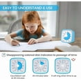 thumbnail image 2 of Yunbaoit Visual Timer with Protective Case, Rainbow Disk 60 Minute Countdown Timer for Kids and Adults, Silent Time Management Tool(Blue Rainbow), 2 of 10