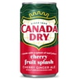 thumbnail image 5 of Canada Dry Caffeine Free Fruit Splash Cherry Ginger Ale Soda Pop, 7.5 fl oz, 10 Pack Mini Cans, 5 of 9