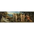 thumbnail image 2 of Pauwels Franck 24x10 Black Ornate Framed Double Matted Museum Art Print Titled: The Judgement of Paris, 2 of 5