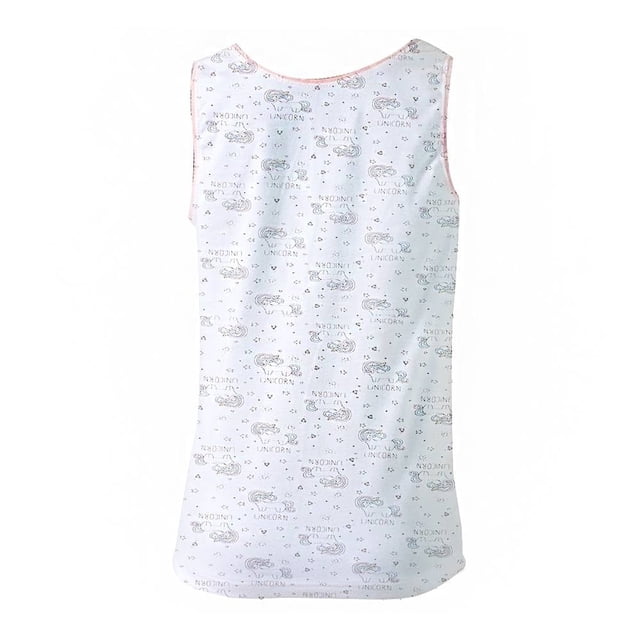 Camiseta Secret Treasures para Mujer, Tirante Ancho Estampado Blanco Talla 10