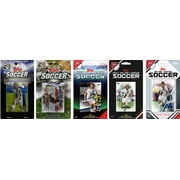 MLS Los Angeles Galaxy 5 Different Licensed Trading Card Team Sets