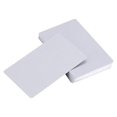 thumbnail image 1 of 100 tarjetas de presentación de metal con sublimación en blanco, tarjetas de presentación de metal con impresión láser gruesa, tarjetas de presentación en blanco, color plateado, 1 of 5