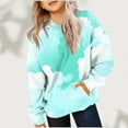 thumbnail image 3 of Mercatoo Cute Hoodies for Girls Tie Dye Oversized Pullover Gradient Sweatshirts Long Sleeve Trendy Shirts Teen 𝐏reppy Clothes, 3 of 4