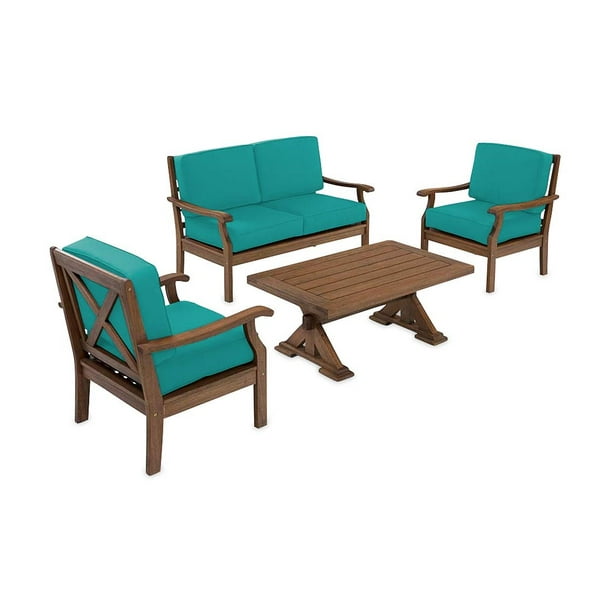 Claremont Outdoor Patio Love Seat Furniture Set With Cushions Aqua Com - Plow And Hearth Patio Furniture Cushions Claremont Outdoor Patio Love Seat Furniture Set With Cushions Aqua Com - Plow And Hearth Patio Furniture Cushions