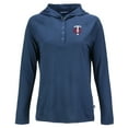 thumbnail image 2 of Women's Cutter & Buck Navy Minnesota Twins  Coastline Epic Comfort Eco Recycled Hoodie Raglan Long Sleeve T-Shirt, 2 of 3