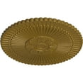 thumbnail image 3 of 30"OD x 1 1/4"P Nexus Ceiling Medallion (Fits Canopies up to 2 3/4"), Hand-Painted Gold, 3 of 5