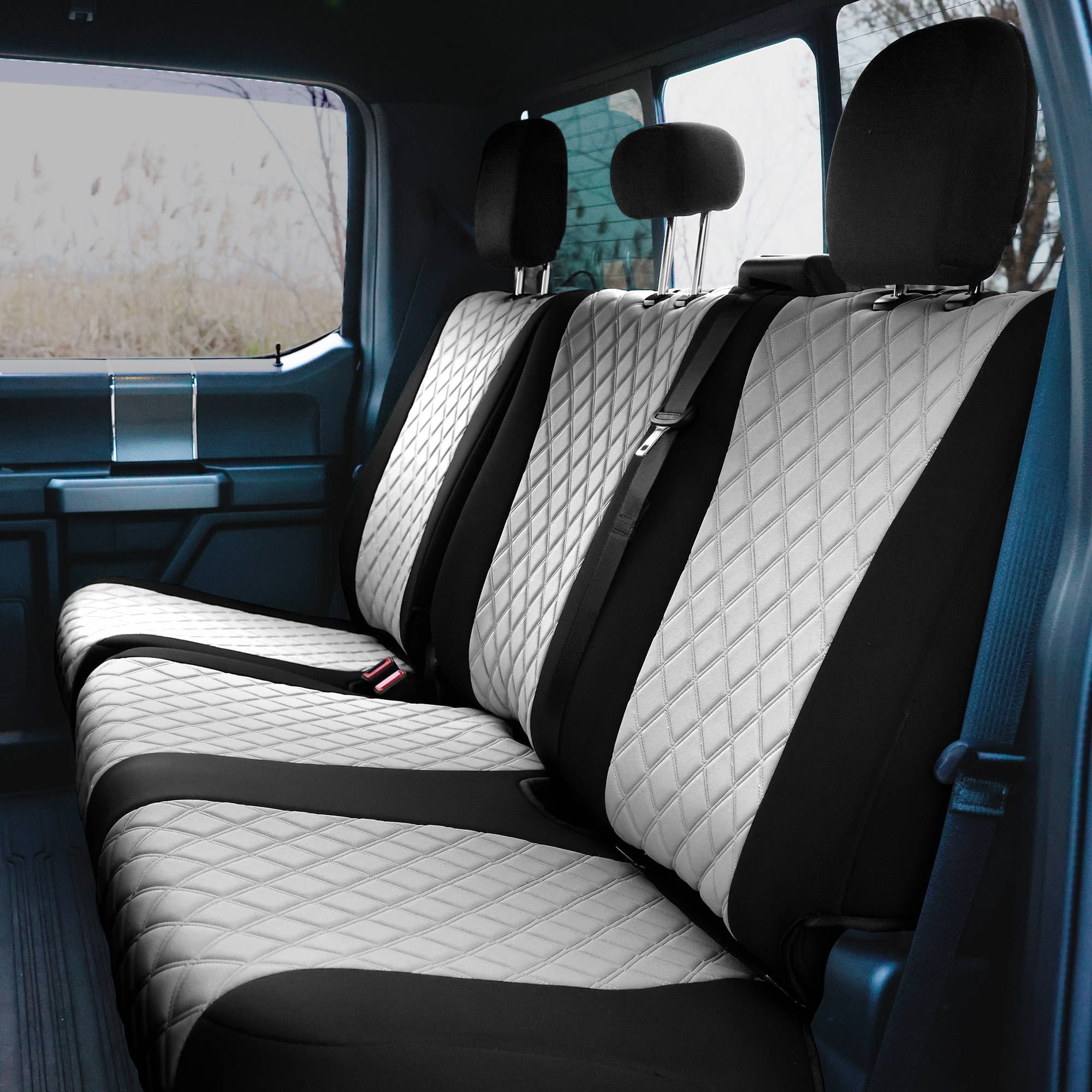 Car Seat Covers For 2009-2022 F150 Super Crew, 2017-2022 F250 F350