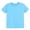 Sky Blue, variant on Coerni Girls Short Sleeve T Shirts Kids Solid Summer Crewneck Tops Tees Basketball Undershirt Quick Dry Athletic Base Layer T-Shirt