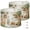 Color 1, variant on Drum Lampshades 13"x13"x10" Whimsical Moon Starry Sky Soft Clouds Light Shade for Table Lamps Floor Lamp Shades Replacement Assembly Required
